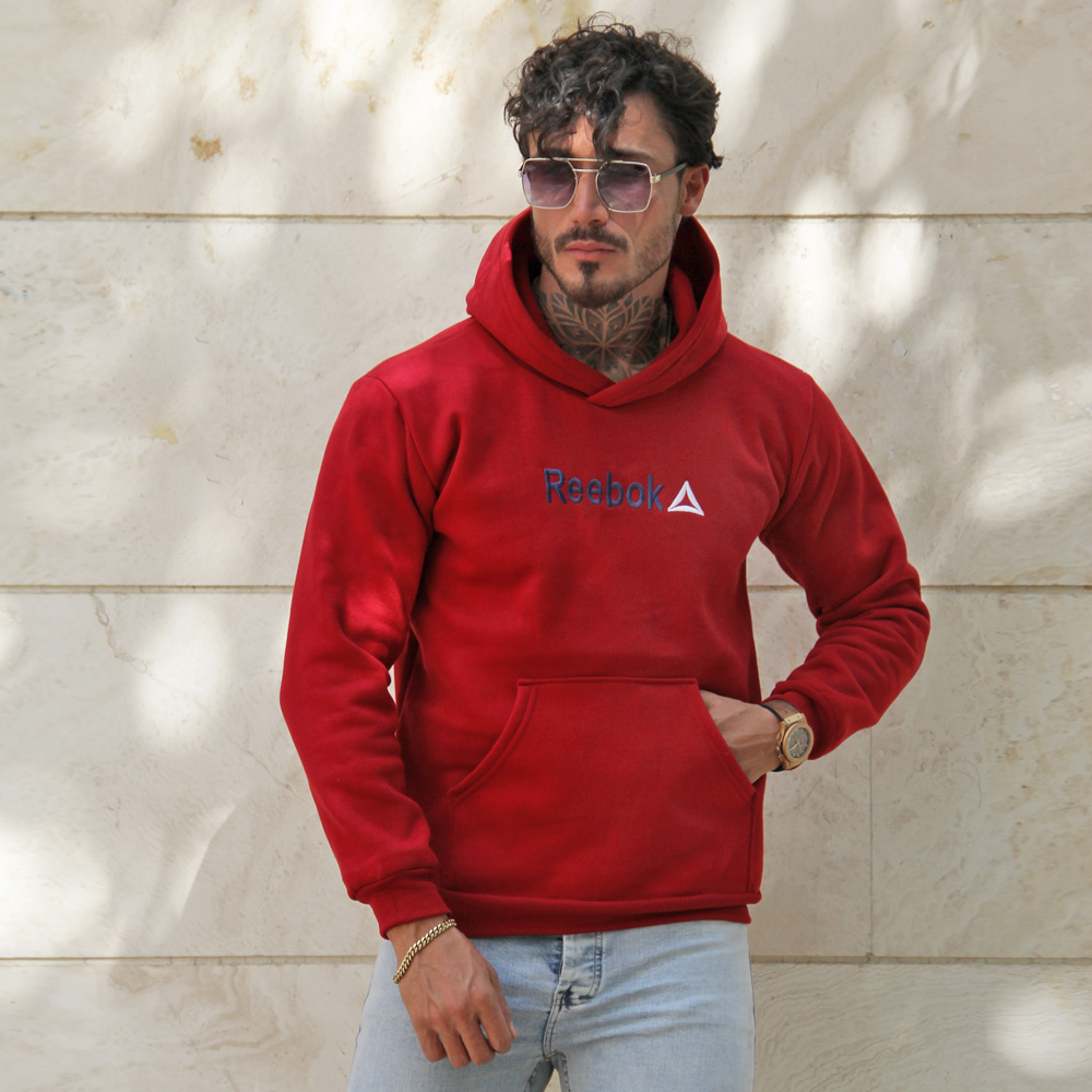 هودی مدل Reebok زرشکی